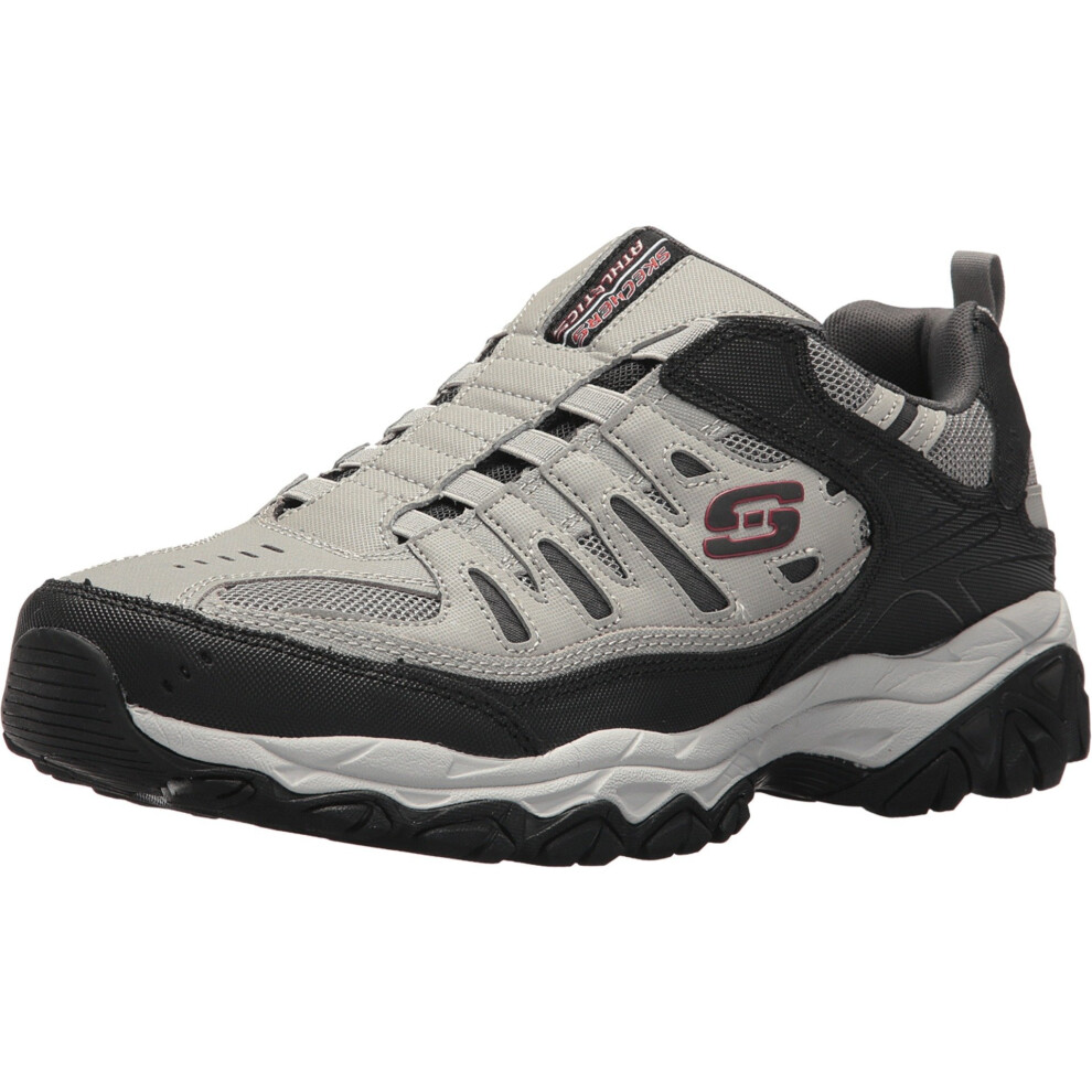 Skechers Sport Men's Afterburn Extra Wide Fit Wonted Loafer gray/black 10.5 4E US