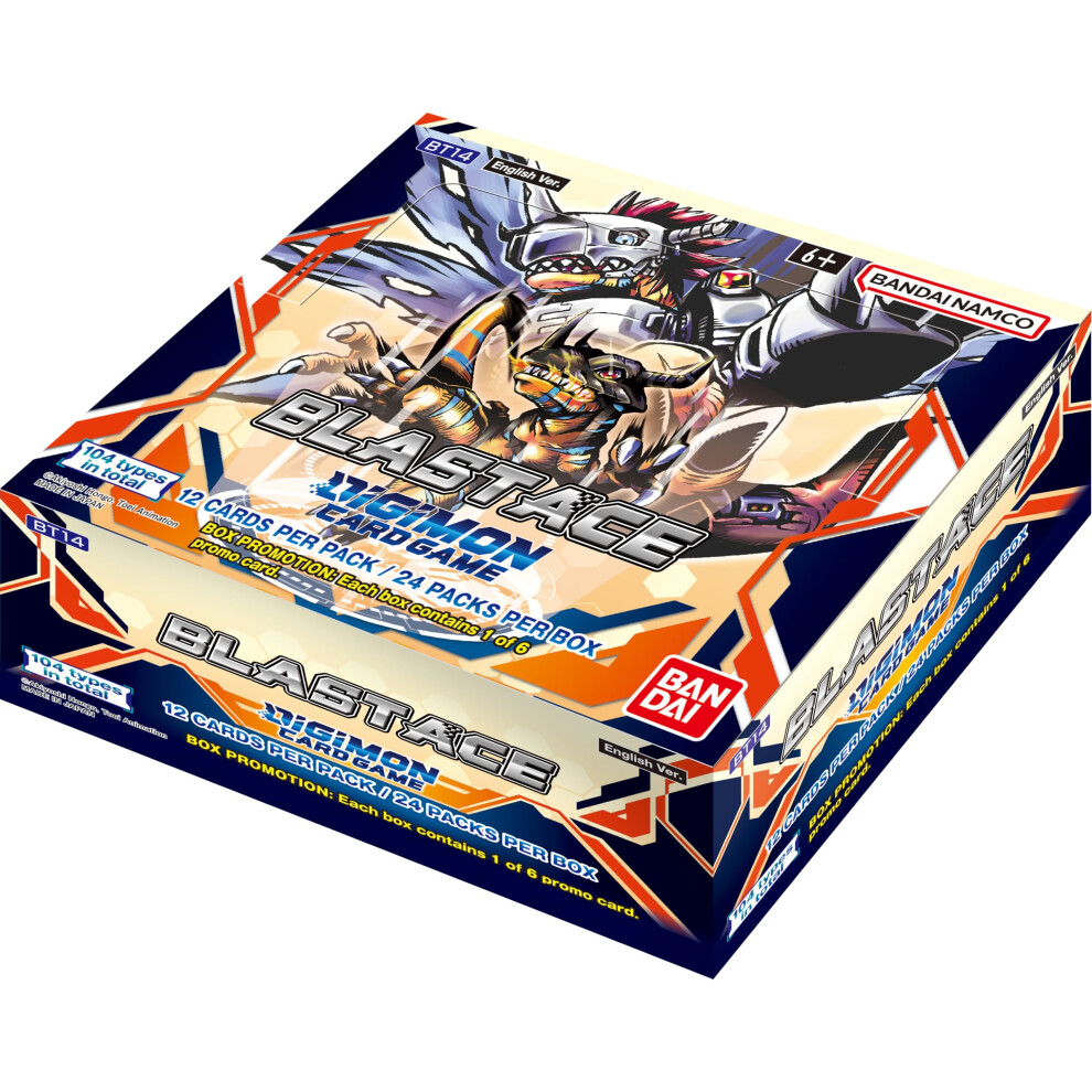 Bandai Namco Entertainment Digimon-Kartenspiel: Blast Ace Booster Box [BT14] (24 St Ck)-image
