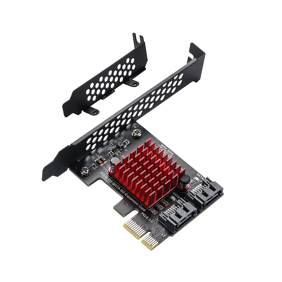 Pcie To 2 Ports Sata 3.0 6 Gbps Ssd Adapter Pci-E Pci Express 4853542368925