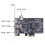 Κάρτα PCI-E σε 1394A, κάρτα FireWire 4 θυρών IEEE 1.0 X1 7