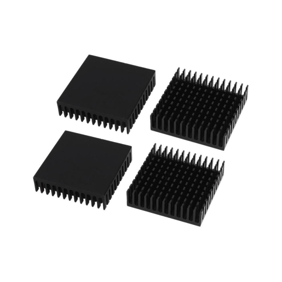 Photos - Computer Cooling 6 x Black Aluminum Radiator Heat Sink 40 mm 11