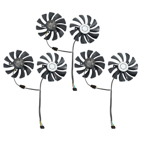 3 ζεύγη ανεμιστήρα καρτών γραφικών 85Mm Ha9010H12F-Z 4Pin Cooler