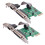 RS232-232 seriële poort COM & DB25 printer parallel 4