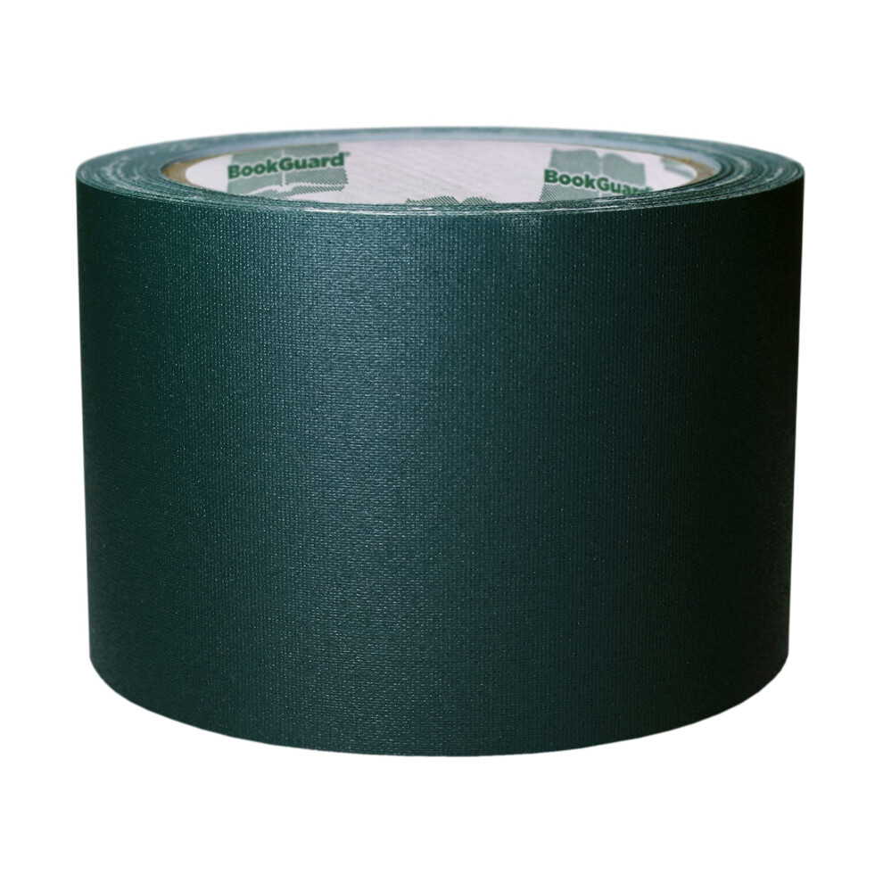 BookGuard 3 inch Premium Bookbinding Repair Cloth Tape  15 Yard Roll  Forest Green