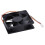 Radiatore di raffreddamento con ventola di raffreddamento a 3 pin per computer PC CPU 12V 6