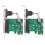 RS232-232 seriële poort COM & DB25 printer parallel 3