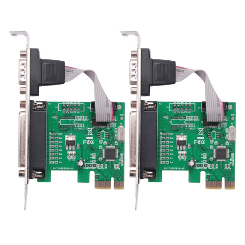 RS232-232 seriële poort COM & DB25 printer parallel 2