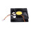 Radiatore di raffreddamento con ventola di raffreddamento a 3 pin per computer PC CPU 12V 4
