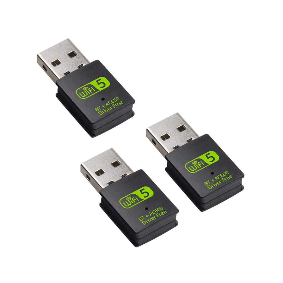 Adattatore Bluetooth Wifi Usb, Ricevitore Di Rete Dual Band Da 600 Mbps
