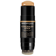 Gentlehomme Concealer-Stick f  r Herren mit Pinsel gegen Augenringe, Eraser, mittelhell