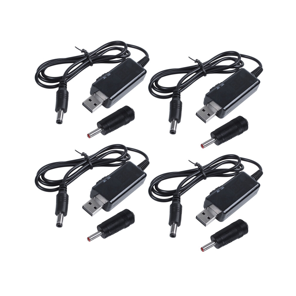Usb Boost Cable 5V Step Up To 9V 12V Adjustable Voltage Converter 4853542370652