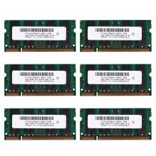6X 2GB DDR2 PC2-6400 800MHz 200Pin 1,8V Pamięć do laptopa SO-DIMM