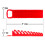 Ernst Manufacturing - E5074 5074-Red Gripper Stubby Wrench Organizer 10 Tool Red 3