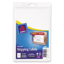 Avery Printable Shipping Labels 4"""" x 6"""" White 20 Blank Address Labels (05292)