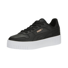 PUMA Women's CARINA STREET Sneaker Puma Black-Puma Black-Rose Gold-Puma White 10