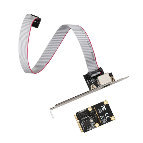 RJ45 LAN Gigabit Ethernet Mini PCI Express E Network Adapter 1