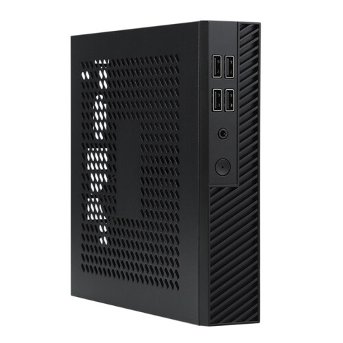 DX01 Dunne Mini ITX Desktop Computer Chassis Halfhoge Draagbare Behuizing 1