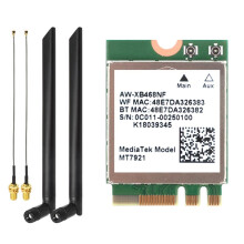 MT7921 WIFI6 2.4G 5G Gigabit Netwerkkaart Desktopcomputer Laptop Ingebouwde Draadloze met Externe Antenne
