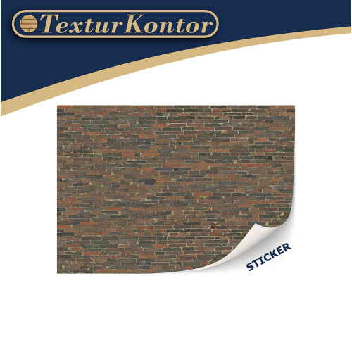 3 Sheets Self-Adhesive Wall Cladding for Dollhouse 1:12 Scale (Weathered Stonewall) 1