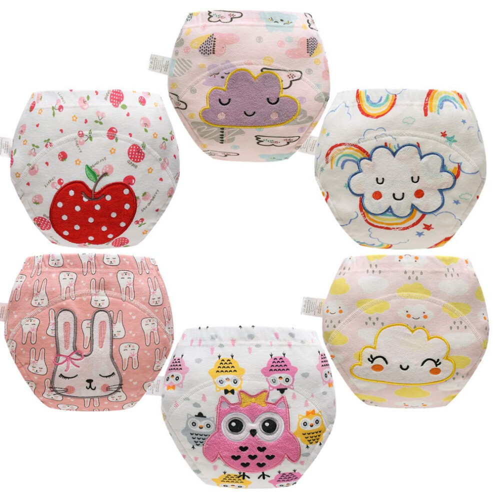 Culottes d'apprentissage de la propret       paisses et absorbantes pour b   b    Skhls (3T, 6 pi   ces pour fille)