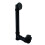 Westbrass Tip-Toe Sch. 40 ABS Σωλήνας Αποχέτευσης με Δύο Τρύπες, Ματ Μαύρο, D4931-62 1