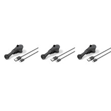 3X Automatische Smart Clicker Fysieke Klik, Mobiele Telefoon Screen Clicker, Mute (Zwart)