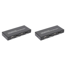 Przełącznik KVM DisplayPort, przełącznik USB DP 4K@60Hz do udostępniania 2 komputerów