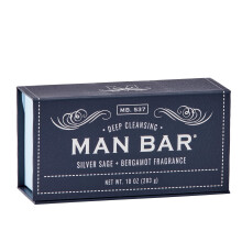 San Francisco Soap Company Deep Cleansing Man Reep Zilver Salie & Bergamot 10 Ounce