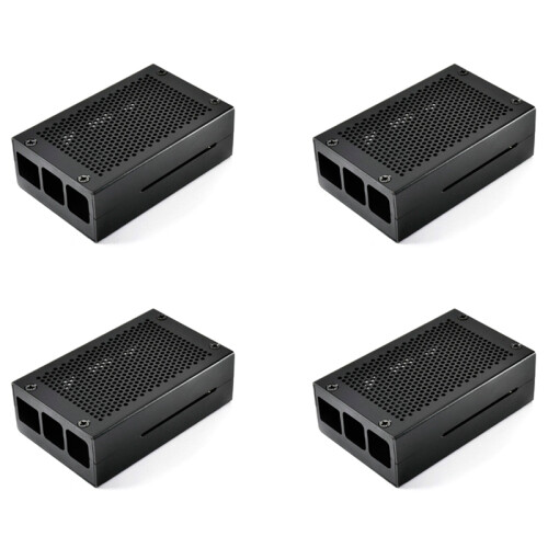 3 Modelo B+ Case Caixa de alumínio (preto) 1