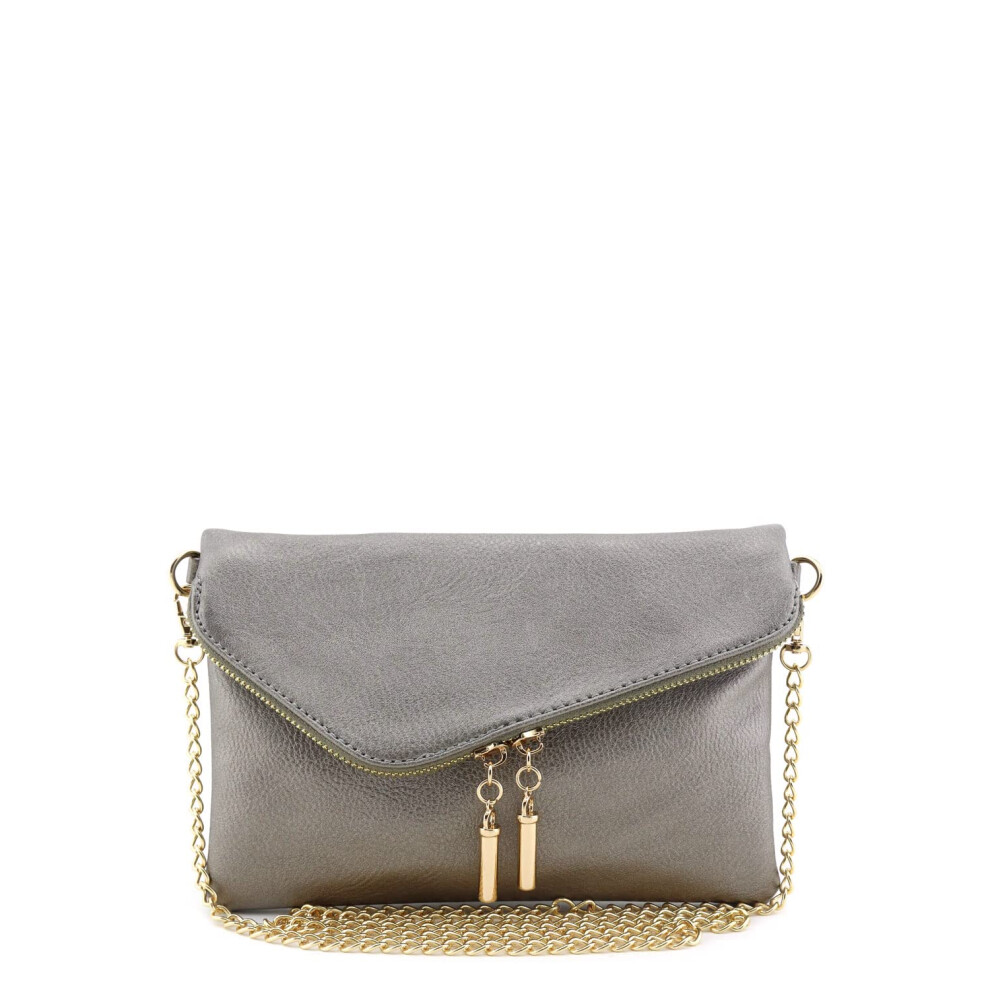 Sac Bandouli Re Fashionpuzzle Envelope Avec Dragonne Et Bandouli Re Cha Ne ( Tain Clair)-image