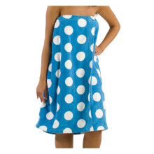 BY LORA spa Wraps for Women with Fastening Strap Terry Women Bath Towel - Aqua - XXL