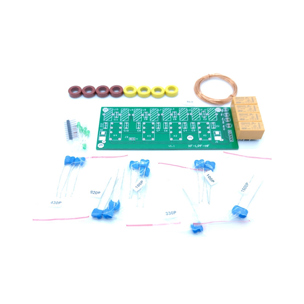 Photos - Radio / Clock XF-LPF-HF Filter 12V 100W HF Low Pass LPF Unit 3.5Mhz-30Mhz DIY Kits