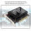 PCIe x16 NVMe M.2 M-key SSD-array-udvidelsesadapterkort 4