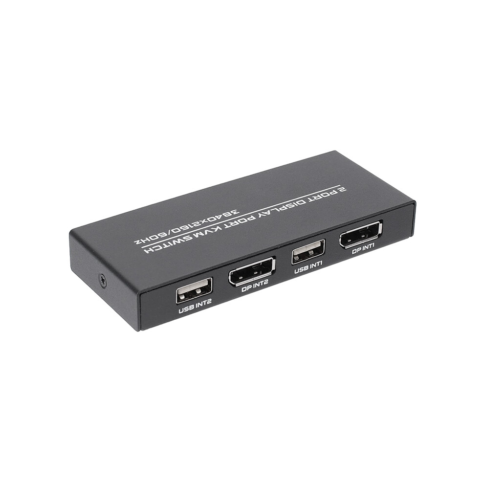 Displayport Kvm Switch, 4K@60Hz Dp Usb Switcher For 2 Computer Share 4851369245993