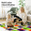 ART3D Liquid Sensory Floor Activity Fliser 11.8 """" X11.8 """" Square Multicolor 6 Fliser 3