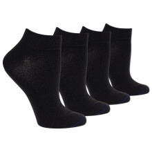 Dr. Scholl's womens Diabetes & Circulator - 4 Pair Packs Casual Sock, Black, 8-12 US
