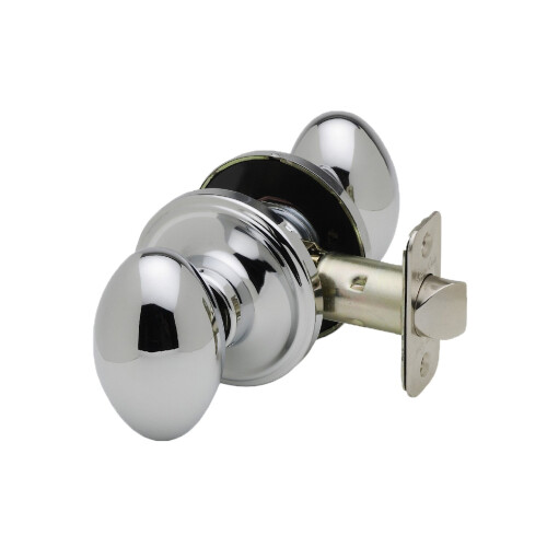Copper Creek EK2020PS Egg Door Knob Passage Function 1 Pack in Polished Stainless