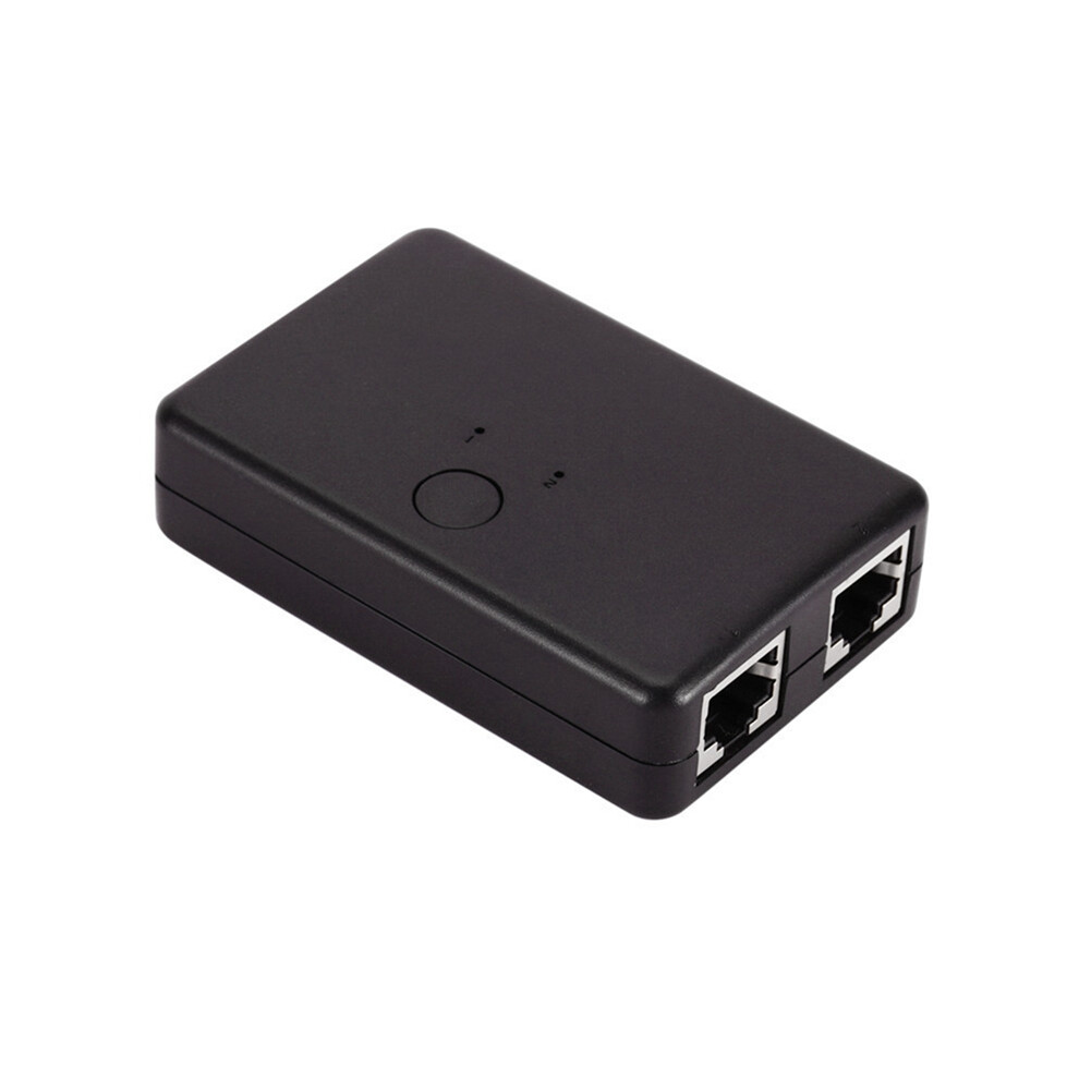 2Port Network Switch Rj45 Splitter Cable 100Mbps Power2 Way Connector 4851369242459