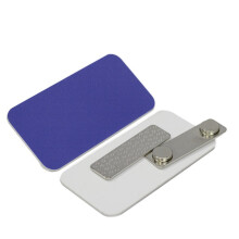 Navneskilt/m?rkeemner - 10 stk. - Bl? 1-1/2"""" X 3"""" Magnetisk bagside med runde hj?rner