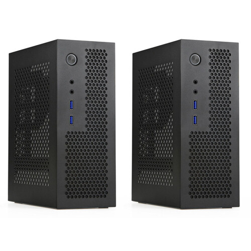 Obudowa komputera HTPC 2X A09 Mini ITX USB3.0, czarna 1