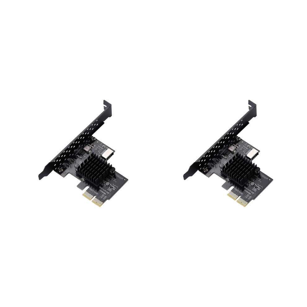 2X Pci-E To Usb3.1 A-Key Gen2 Front Type-E Expansion Card 4851369245085