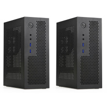 Obudowa komputera HTPC 2X A09 Mini ITX USB3.0, czarna