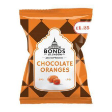 Bonds Chocolate Oranges Bags | Boiled Sweets | Smooth Centre | Truly Delicious | 110g | (Pack of 6)