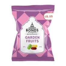 Bonds Garden Fruits | Boiled Sweets | Perfect For Sharing | Fruit Flavour | 120g | (Pack of 6)