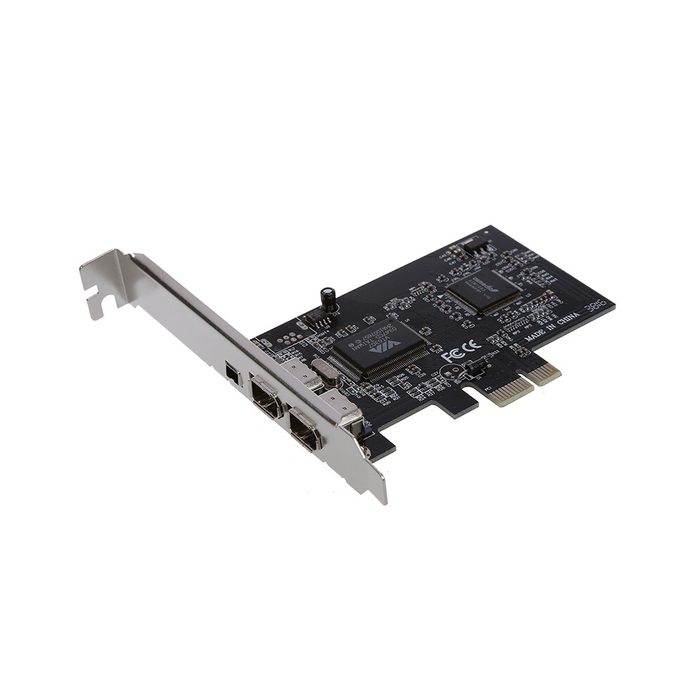 Pci Express X1 Pci-E Firewire 1394A Ieee1394 Controller Card 3 Port 4851369250461