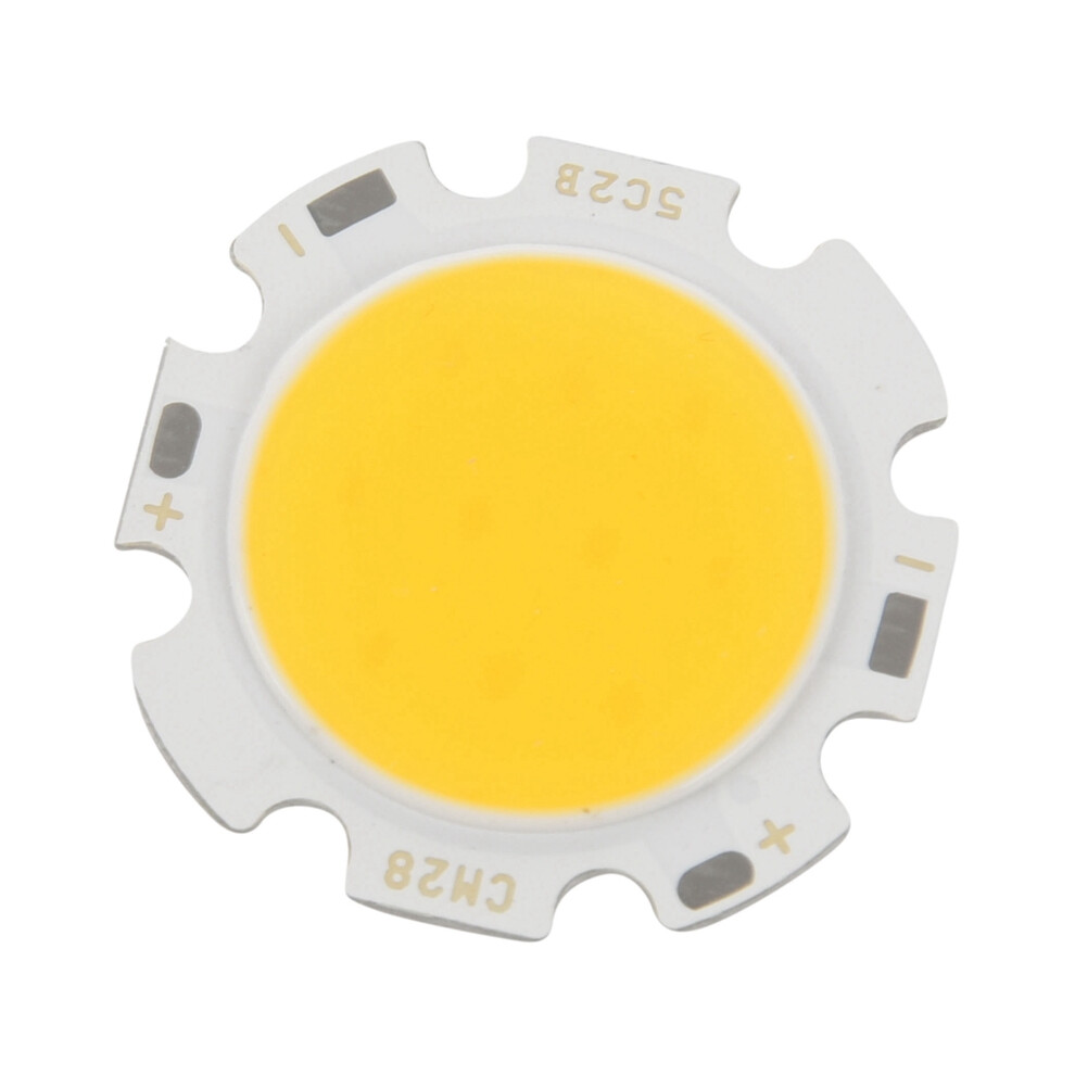 5W Chip Light Round COB Super Bright LED Lamp Bulbs Warm White DC15-17V-image-OPC-PGB8VDP-NEW