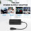 12V+5V AC Adapter Hard-Disk Power Supply For Hard Disk Drive Black 8