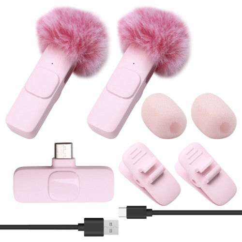 New Wireless Lavalier Microphone Portable Audio Video Recording 2