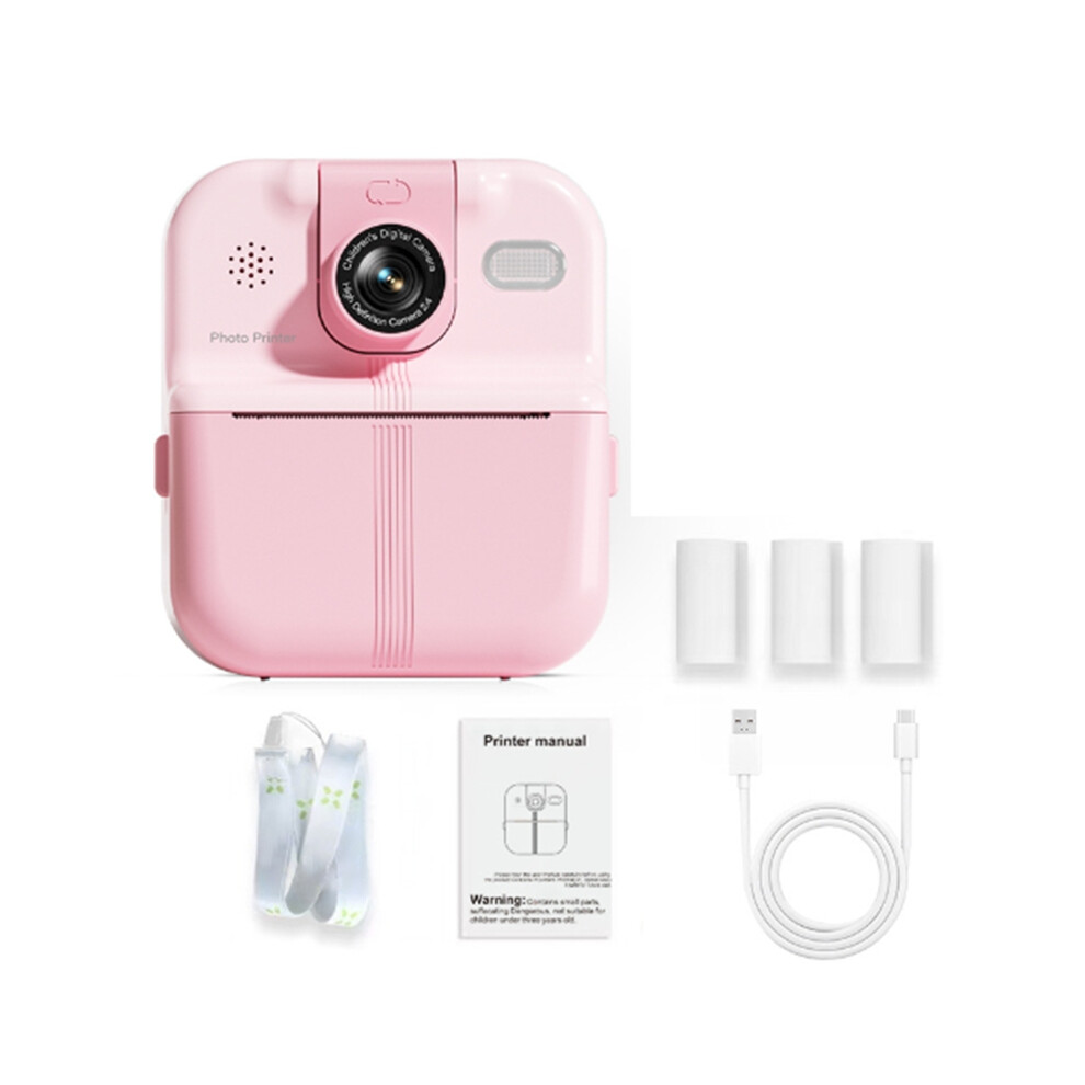 Kids Camera Instant Print 1080P Hd Children Digital Pink 4851369249762