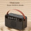 Protable Bluetooth-Luidspreker met Songtekstweergave Luidspreker Home Ktv USB-Audio-Subwooferluidspreker Wit 7